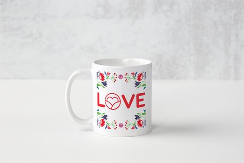 HnS Floral Coffee Mugs