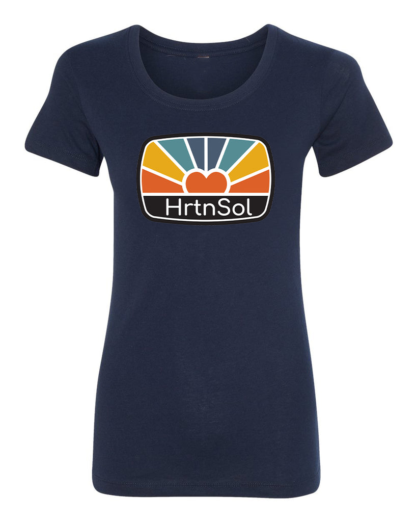 HnS Sunrise Womens Crew Neck T shirt