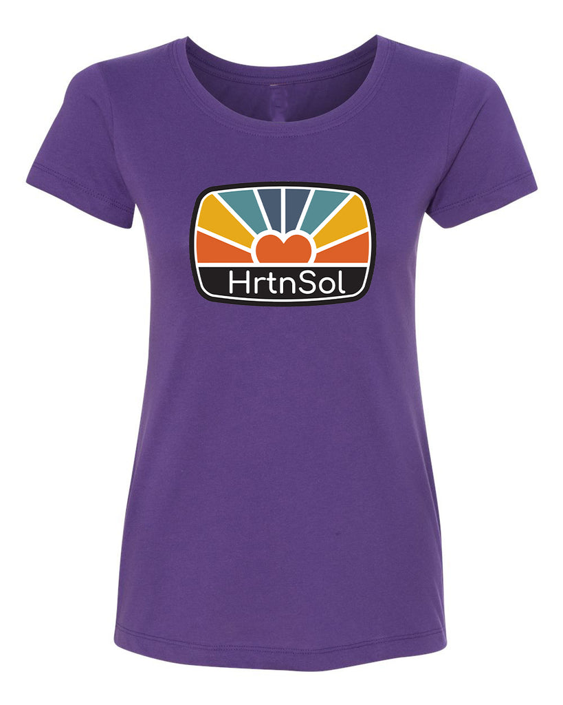 HnS Sunrise Womens Crew Neck T shirt