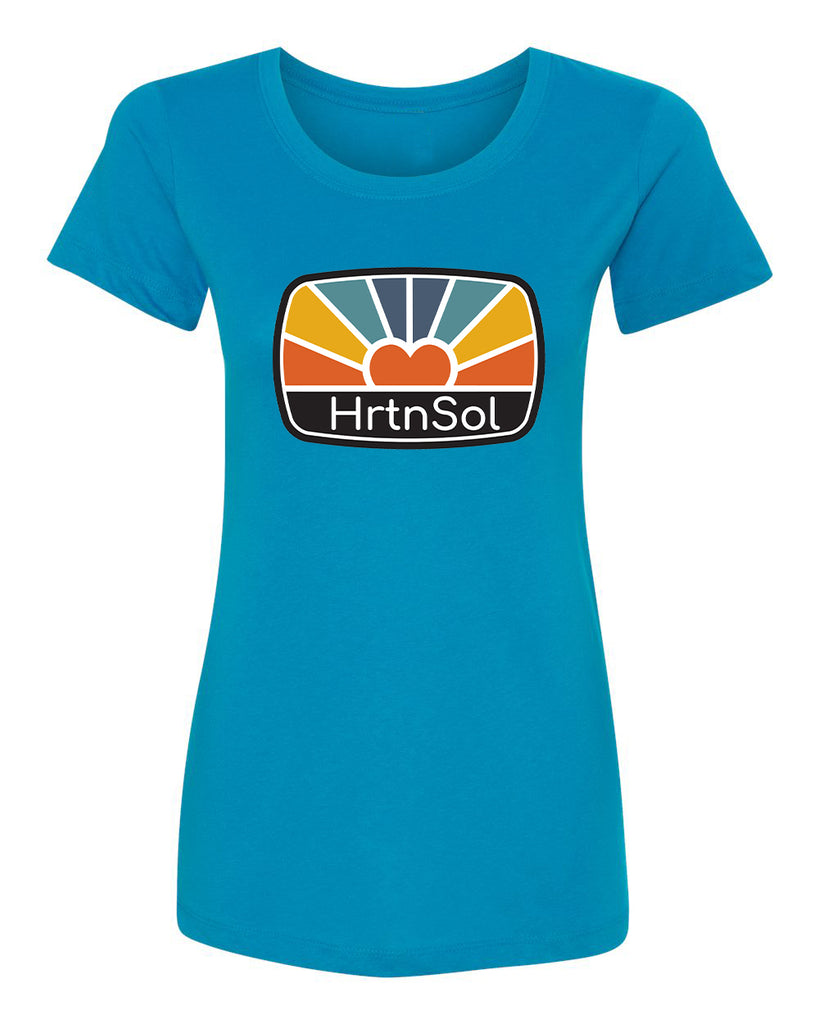 HnS Sunrise Womens Crew Neck T shirt